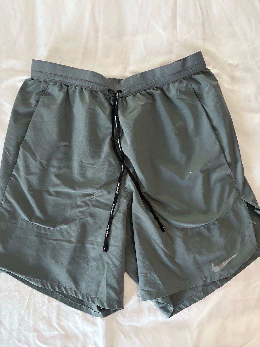 Nike Men’s Olive-Grey Athletic Shorts